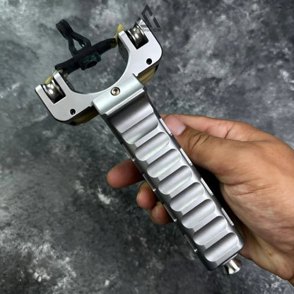 Galivo Semi-auto V5 Slingshot with Double Magazine 22 Shots CNC Aluminum Alloy