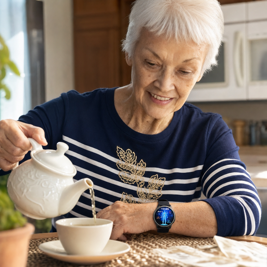 Galivo Halo - Fall Detection Watch with Zero Monthly Fee and No Sim Card